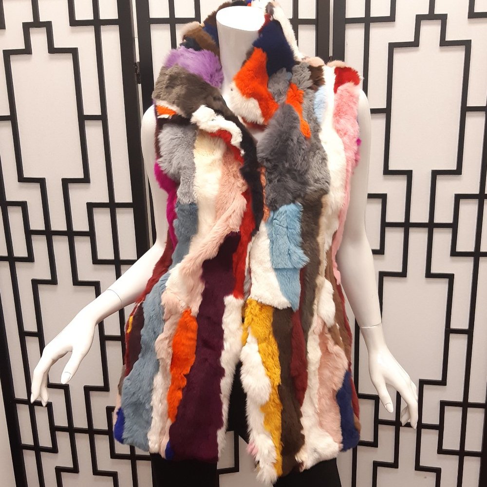 Love Token Real Rabbit Fur Vest 😻